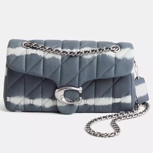 COACH Tabby 26 Tie Dye Quilted Shoulder Bag in Midnight Navy NWT